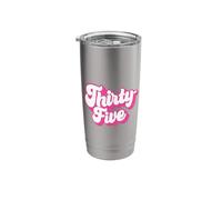 Thirty-Five 35 Years Old for Women Her 35th Birthday Stainless Steel Insulated Tumbler