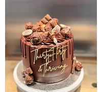 Thirty Flirty and Thriving Cake Topper,30th Birthday Cake Decorations, Cheers to 30 Years, Happy 30th Birthday/Anniversary Party Decorations