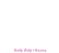thirty flirty and thriving pink notebook/journal