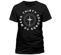 Thirty Seconds to Mars T Shirt Monolith Black Rock Band TEE 30 White2XL