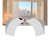 This 2 Pcs Arch Corner KitArchs Door Frame KitsDIY Arch Doorway KitHalf Circle Door Archs KitsFoamLightweightPaintablefor Living Room Interior Decoration(27 * 27 * 27cm)