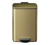 This 20L/30L Brushed Stainless Steel Trash Can Square Pedal Recycle Bin with Lid Hands-Free Step Waste Bin for Home Office Kitchen & Stylish ge Container