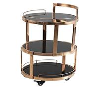This 3-Tier Metal Wine Cart - Stylish Home Bar Serving Trolley for Kitchen & Hotel Unique Storage Shelves Perfect for Entertaining & Wine Display