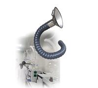 This 360° Rotatable Fume Extractor Hose, Aulated Fume Arm with with Hood, Air Extractor Duct Collector for Industrial Worhops(6.6ft,Dia 16cm)
