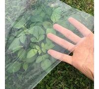 This 4x8m Heavy Duty Waterproof Polythene Sheeting100 Micron Thick Clear Plastic Cover for Greenhouse Polytunnel Farming Dust Protection and Painting Work