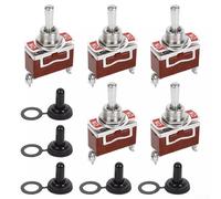This 5Pc SPDT Toggle Switch Set is Perfectly Suited for Multiple Automotive Lighting Configurations (With screws)