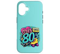 This 80’s Bro Retro Cassette Roller Skates Party 80s Costume Case for iPhone 16