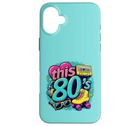 This 80’s Bro Retro Cassette Roller Skates Party 80s Costume Case for iPhone 16 Plus