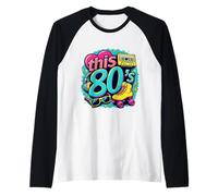 This 80’s Bro Retro Cassette Roller Skates Party 80s Costume Raglan Baseball Tee
