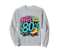 This 80’s Bro Retro Cassette Roller Skates Party 80s Costume Sweatshirt
