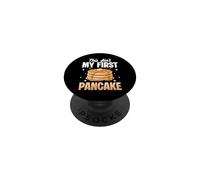 This Ain't My First Pancake Funny Breakfast Lover PopSockets Adhesive PopGrip