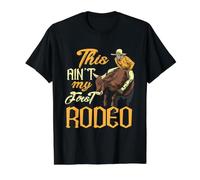 This Ain't My First Rodeo Bull Riding Value Graphic T-Shirt, Men, Black, XL