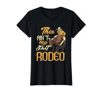 This Ain't My First Rodeo Bull Riding Value Graphic T-Shirt, Women, Black, M