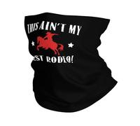 This Ain'T My First Rodeo Windproof Neck Scarf Anitdust Tube Scarf Bandana For Yoga Outdoor Workout