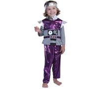 This Alien Style Purple Stage Costume is perfect for children and is ideal for role play and family theatre performances. The stylish, elegant design combined (Purple, 7-10 years)
