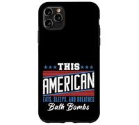 This American Eats Sleeps Breathes Bath Bombs Red White Blue Case for iPhone 11 Pro Max