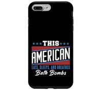 This American Eats Sleeps Breathes Bath Bombs Red White Blue Case for iPhone 7 Plus/8 Plus