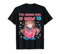 This Anime Girl Is Now 10 Japanese Anime Manga 10th Birthday T-Shirt