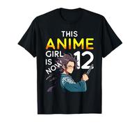 This Anime Girl Is Now 12 Years Old 12th Birthday Kawaii Kid T-Shirt