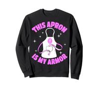 This Apron Is My Armor Food Service Worker Lunch Lady Sweatshirt