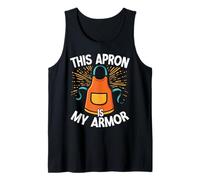 This Apron is My Armor Food Service Worker Lunch Lady Tank Top