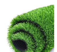 This Artificial Grass cm Thick Artificial Grass Mat, Realistic Natural Grass Carpet, 2.5m Wide, Astroturf Grass Doormat for Garden Lawn Landscapes (Size: 2.5 x 1m)