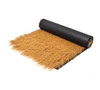 This Artificial Thatch Roofing Roll 0.5x17m - Synthetic Thatch for Garden, Faux Straw Decks Fencing - UV-Resistant Durable Easy Installation