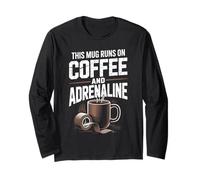 This ATC Runs on Coffee and Adrenaline Long Sleeve T-Shirt
