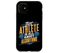 This Athlete Is All About Algorithms Coding Humor Case for iPhone 11