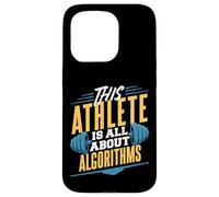 This Athlete Is All About Algorithms Coding Humor Case for iPhone 15 Pro