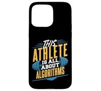 This Athlete Is All About Algorithms Coding Humor Case for iPhone 15 Pro Max