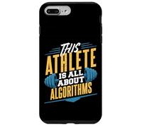This Athlete Is All About Algorithms Coding Humor Case for iPhone 7 Plus/8 Plus