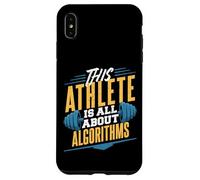 This Athlete Is All About Algorithms Coding Humor Case for iPhone XS Max