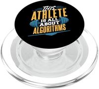 This Athlete Is All About Algorithms Coding Humor PopSockets PopGrip for MagSafe
