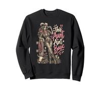 This Aunt Ain’t Basic Spooky Western Girl Sweatshirt