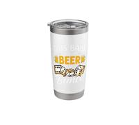 This Babe Runs On Beer and Bunco Design Stainless Steel Insulated Tumbler