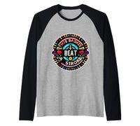 This Badass Beat A Stroke Stroke Warrior Survivor ||- Raglan Baseball Tee