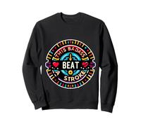 This Badass Beat A Stroke Stroke Warrior Survivor ||- Sweatshirt