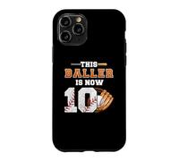 This Baller is Now 10 Kids Baseball Player 10th Birthday Boy Case for iPhone 11 Pro