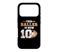 This Baller is Now 10 Kids Baseball Player 10th Birthday Boy Case for iPhone 17 Pro