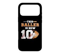 This Baller is Now 10 Kids Baseball Player 10th Birthday Boy Case for iPhone 17 Pro Max
