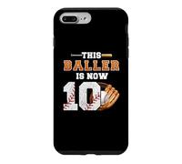 This Baller is Now 10 Kids Baseball Player 10th Birthday Boy Case for iPhone 7 Plus/8 Plus