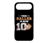 This Baller is Now 10 Kids Baseball Player 10th Birthday Boy Case for iPhone Air