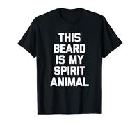 This Beard Is My Spirit Animal T-Shirt funny saying Beard T-Shirt