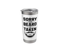 This Beard is Taken Funny Groomed Husband Stainless Steel Insulated Tumbler
