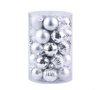 This Beautiful Collection Features a Total Of 34 And Lightweight Plastic Ornaments For A Wonderful Holiday Vibe (18#)