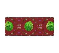 This Big Eye Watermelon Keyboard and Mouse pad, 12x31.5 inches in Size, is Designed for Computers, Consoles, Offices, and is Also Suitable for Games and Study.