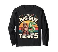 This Big Guy Just Turned 5 Birthday Long Sleeve T-Shirt