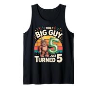 This Big Guy Just Turned 5 Birthday Tank Top