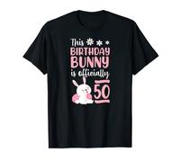 This Birthday Bunny Is Officially 50 Easter Birthday Party T-Shirt